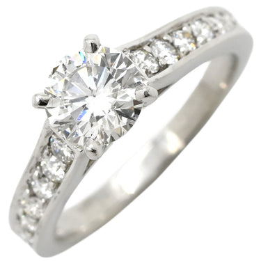 カルティエ Cartier ソリテール 1895 ハーフエタニティ プラチナシルバー Pt950 ダイヤモンド #47(JP7) リング 指輪 ダイヤモンド ブリリアントカット パヴェダイヤ 8号