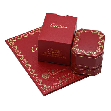 カルティエ Cartier ソリテール 1895 ハーフエタニティ プラチナシルバー Pt950 ダイヤモンド #47(JP7) リング 指輪 ダイヤモンド ブリリアントカット パヴェダイヤ 8号