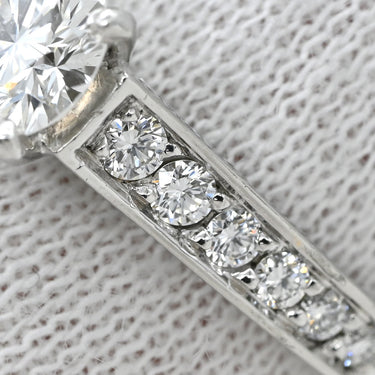 カルティエ Cartier ソリテール 1895 ハーフエタニティ プラチナシルバー Pt950 ダイヤモンド #47(JP7) リング 指輪 ダイヤモンド ブリリアントカット パヴェダイヤ 8号