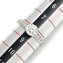 カルティエ Cartier ソリテール 1895 ハーフエタニティ プラチナシルバー Pt950 ダイヤモンド #47(JP7) リング 指輪 ダイヤモンド ブリリアントカット パヴェダイヤ 8号