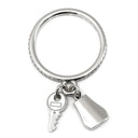 エルメス HERMES ケリー クロシェット PM H221616B ホワイトゴールド K18WG ダイヤモンド #49(JP9) リング 指輪 Au750 18K 18金 ダイヤモンド パヴェ 8.5号