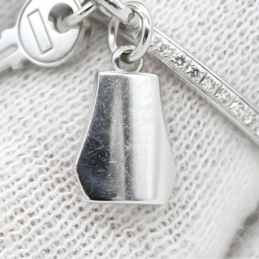 エルメス HERMES ケリー クロシェット PM H221616B ホワイトゴールド K18WG ダイヤモンド #49(JP9) リング 指輪 Au750 18K 18金 ダイヤモンド パヴェ 8.5号