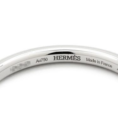 エルメス HERMES ケリー クロシェット PM H221616B ホワイトゴールド K18WG ダイヤモンド #49(JP9) リング 指輪 Au750 18K 18金 ダイヤモンド パヴェ 8.5号