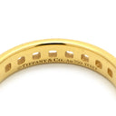 ティファニー Tiffany & Co Tトゥルーリング イエローゴールド K18YG リング 指輪 Au750 18K 18金 T文字 10号