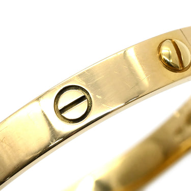 カルティエ Cartier LOVE ラブブレス 旧型 イエローゴールド K18YG #16 ブレスレット 750 18K 18金 バングル