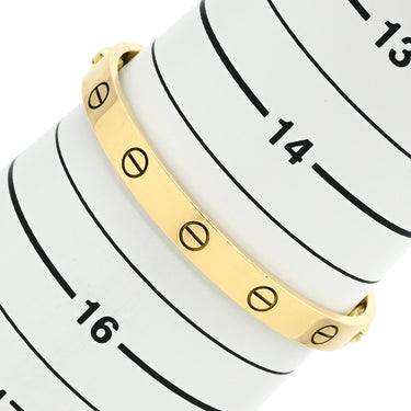 カルティエ Cartier LOVE ラブブレス 旧型 イエローゴールド K18YG #16 ブレスレット 750 18K 18金 バングル