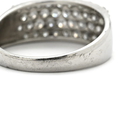 ノンブランド NON BRAND ダイヤモンド 1.0ct プラチナシルバー Pt900 ダイヤモンド リング 指輪 パヴェダイヤ メレ プラチナ900 14号