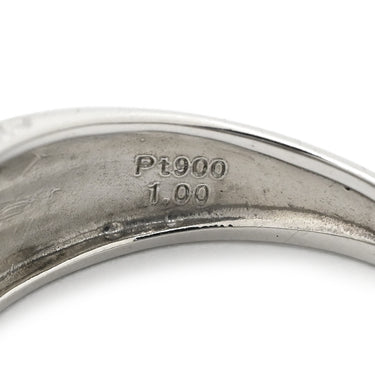 ノンブランド NON BRAND ダイヤモンド 1.0ct プラチナシルバー Pt900 ダイヤモンド リング 指輪 パヴェダイヤ メレ プラチナ900 14号