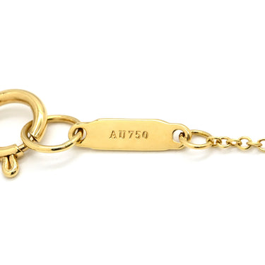 ティファニー Tiffany & Co Tスマイル ペンダント スモール イエローゴールド K18YG ダイヤモンド ネックレス T＆Co. イエローゴールド Au750 18K 18金 ダイヤ T smile