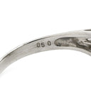 ノンブランド NON BRAND ダイヤモンド 0.50ct プラチナシルバー Pt900 ダイヤモンド リング 指輪 パヴェ フラワー 花モチーフ プラチナ 12.5号