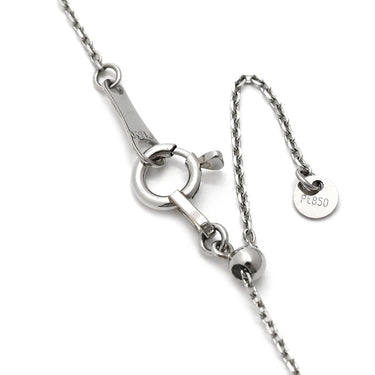ノンブランド NON BRAND ダイヤ 0.328ct 0.02ct ペンダント プラチナシルバー ダイヤモンド Pt950 Pt850(チェーン) ネックレス 1粒 1石 スイング ラウンドブリリアントカット 3Pメレダイヤ