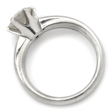 ノンブランド NON BRAND ダイヤ 1.127ct プラチナシルバー Pt900 ダイヤモンド リング 指輪 1P 1石 1粒 大粒 6本立爪 ソリティア Pt900 プラチナ エンゲージ 10号