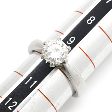 ノンブランド NON BRAND ダイヤ 1.127ct プラチナシルバー Pt900 ダイヤモンド リング 指輪 1P 1石 1粒 大粒 6本立爪 ソリティア Pt900 プラチナ エンゲージ 10号