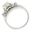 ノンブランド NON BRAND ダイヤモンド 1.033ct プラチナシルバー Pt900 ダイヤモンド リング 指輪 1石 1粒 プラチナ ペアシェイプ 14号