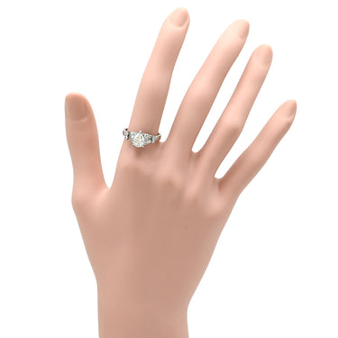 ノンブランド NON BRAND ダイヤモンド 1.033ct プラチナシルバー Pt900 ダイヤモンド リング 指輪 1石 1粒 プラチナ ペアシェイプ 14号