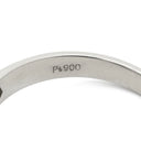ノンブランド NON BRAND 色石 ソリティア プラチナシルバー Pt900 色石 リング 指輪 Pt900 プラチナ 花 フラワーモチーフ 菊爪 エントラージュ 11.5号