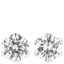 ノンブランド NON BRAND ダイヤモンド 0.309/0.305ct SI2 プラチナシルバー Pt900 ダイヤモンド ピアス 1粒 1P ブリリアントカット プラチナ 両耳用 スタッド