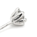 ノンブランド NON BRAND ダイヤモンド 0.309/0.305ct SI2 プラチナシルバー Pt900 ダイヤモンド ピアス 1粒 1P ブリリアントカット プラチナ 両耳用 スタッド