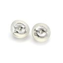 ノンブランド NON BRAND ダイヤモンド 0.309/0.305ct SI2 プラチナシルバー Pt900 ダイヤモンド ピアス 1粒 1P ブリリアントカット プラチナ 両耳用 スタッド