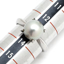 ノンブランド NON BRAND あこやパール 7－7.5mm ネックレス 8.9mmリング 2点セット シルバー パール Pt900(リング) シルバー(ネックレス) ネックレス シルバー金具 プラチナリング 真珠 SV