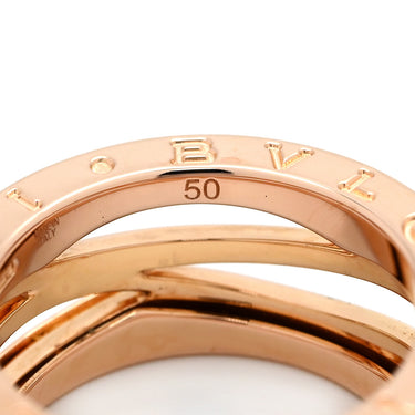 ブルガリ BVLGARI ビーゼロワン B-zero1 レジェンド 3バンドリング 353561 ピンクゴールド K18PG #50(JP10) リング 指輪 750 18金 PG 9号