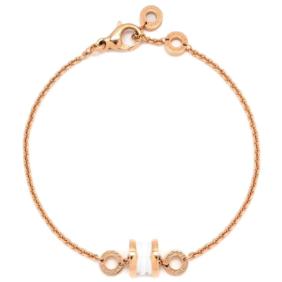 ブルガリ BVLGARI ビーゼロワン ピンクゴールドXホワイト ML