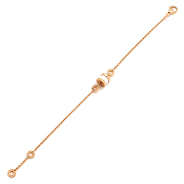 ブルガリ BVLGARI ビーゼロワン ピンクゴールドXホワイト K18PG セラミック ML ブレスレット ローズゴールド 白