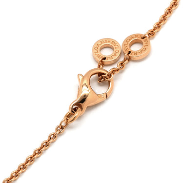 ブルガリ BVLGARI ビーゼロワン ピンクゴールドXホワイト K18PG セラミック ML ブレスレット ローズゴールド 白