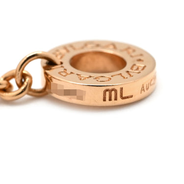 ブルガリ BVLGARI ビーゼロワン ピンクゴールドXホワイト K18PG セラミック ML ブレスレット ローズゴールド 白