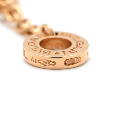 ブルガリ BVLGARI ビーゼロワン ピンクゴールドXホワイト K18PG セラミック ML ブレスレット ローズゴールド 白