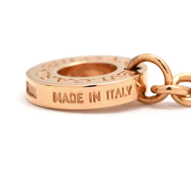 ブルガリ BVLGARI ビーゼロワン ピンクゴールドXホワイト K18PG セラミック ML ブレスレット ローズゴールド 白