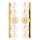 TASAKI TASAKI バランス プラス E-4463-18KYG パールホワイトXイエローゴールド K18YG パール ピアス あこやパール 750YG キャッチ他社品