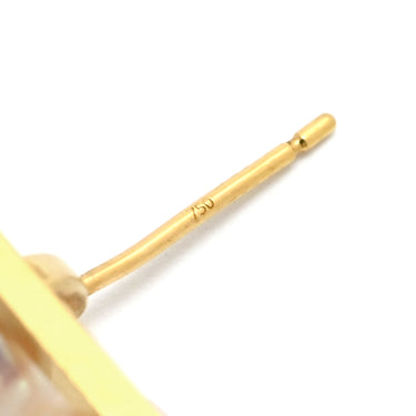 TASAKI TASAKI バランス プラス E-4463-18KYG パールホワイトXイエローゴールド K18YG パール ピアス あこやパール 750YG キャッチ他社品