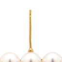TASAKI TASAKI バランス プラス E-4463-18KYG パールホワイトXイエローゴールド K18YG パール ピアス あこやパール 750YG キャッチ他社品