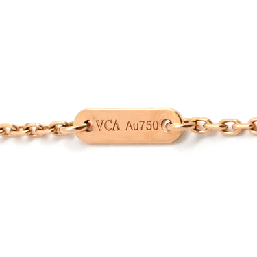 ヴァンクリーフアーペル Van Cleef & Arpels フリヴォル ペンダント ミニ VCARP7S800 ローズゴールド K18PG ルビー ネックレス ピンクゴールド 18K 750 PG