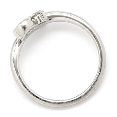 フォーエバーマーク FOREVERMARK プラチナシルバー Pt900 ダイヤモンド リング 指輪 Pt900 プラチナム ダイヤ 2P 2石 2粒 トワエモア スワール ツイスト ブライダル マリッジ 11号