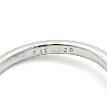 フォーエバーマーク FOREVERMARK プラチナシルバー Pt900 ダイヤモンド リング 指輪 Pt900 プラチナム ダイヤ 2P 2石 2粒 トワエモア スワール ツイスト ブライダル マリッジ 11号