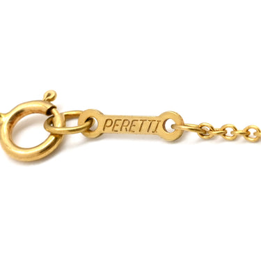 ティファニー Tiffany & Co ビーン デザイン ペンダント イエローゴールド K18YG ネックレス Au750 18K 18金 エルサペレッティ