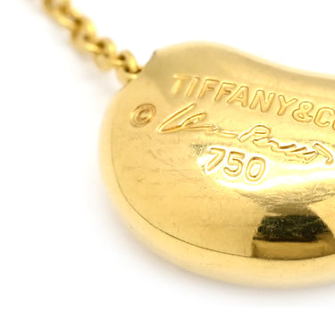 ティファニー Tiffany & Co ビーン デザイン ペンダント イエローゴールド K18YG ネックレス 750YG 18金 エルサペレッティ