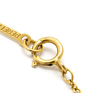 ティファニー Tiffany & Co ビーン デザイン ペンダント イエローゴールド K18YG ネックレス 750YG 18金 エルサペレッティ