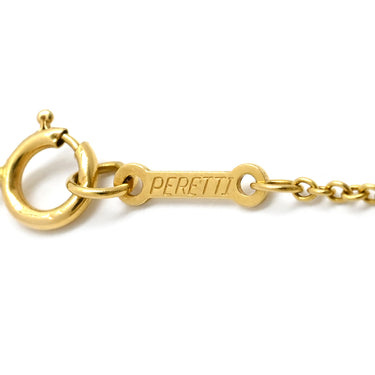 ティファニー Tiffany & Co ビーン デザイン ペンダント イエローゴールド K18YG ネックレス 750YG 18金 エルサペレッティ