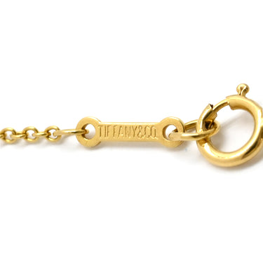 ティファニー Tiffany & Co ビーン デザイン ペンダント イエローゴールド K18YG ネックレス 750YG 18金 エルサペレッティ