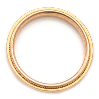 ティファニー Tiffany & Co ミルグレイン バンドリング 2mm ローズゴールド K18PG リング 指輪 ピンクゴールド 18K 750 RG PG T＆Co. 6号