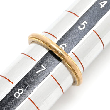 ティファニー Tiffany & Co ミルグレイン バンドリング 2mm ローズゴールド K18PG リング 指輪 ピンクゴールド 18K 750 RG PG T＆Co. 6号