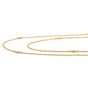 ティファニー Tiffany & Co バイザヤード スプリンクル 9Pダイヤモンド 60152575 イエローゴールド K18YG ダイヤモンド ネックレス 9石 AU750 T&Co. エルサペレッティ