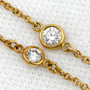 ティファニー Tiffany & Co バイザヤード スプリンクル 9Pダイヤモンド 60152575 イエローゴールド K18YG ダイヤモンド ネックレス 9石 AU750 T&Co. エルサペレッティ
