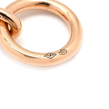 エルメス HERMES シェーヌダンクル TPM ローズゴールド K18PG ブレスレット ピンクゴールド 22コマ 18K 750 PG