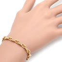 エルメス HERMES シェーヌダンクル TPM ローズゴールド K18PG ブレスレット ピンクゴールド 22コマ 18K 750 PG