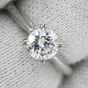 ハリーウィンストン Harry Winston ラウンドカット ソリティア リング RGDPRD005NSS プラチナシルバー Pt950 ダイヤモンド リング 指輪 1P 1石 1粒 ダイヤ エンゲージ ブライダル 6号