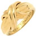 ティファニー Tiffany & Co シグネチャー イエローゴールド K18YG リング 指輪 750 18K 18金 YG 7.5号